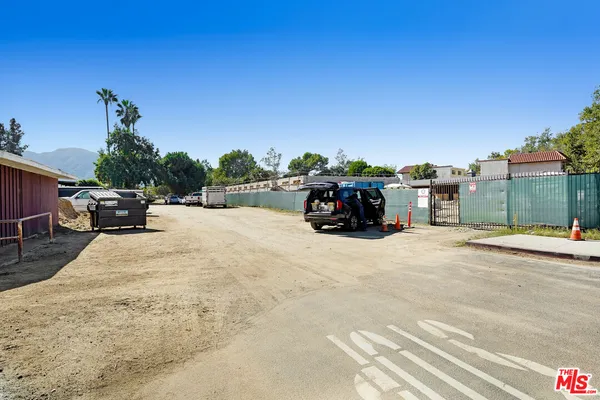 a car parked on the side of a street