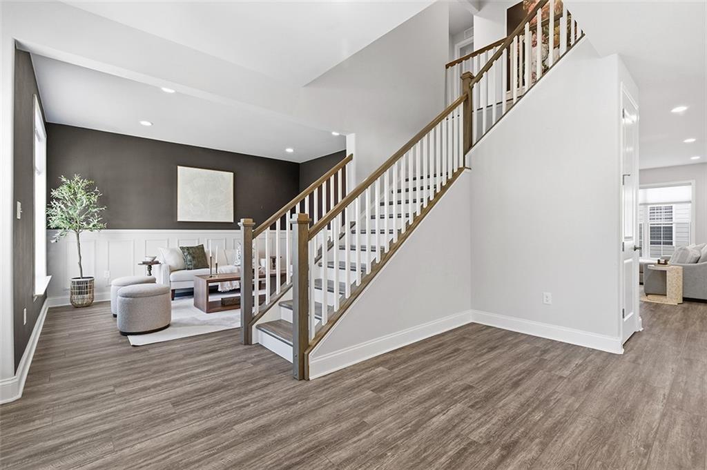 3061 Preston Way Bridgeville, PA 15017 - Photo 10 of 45 a view of entryway and hall with wooden floor