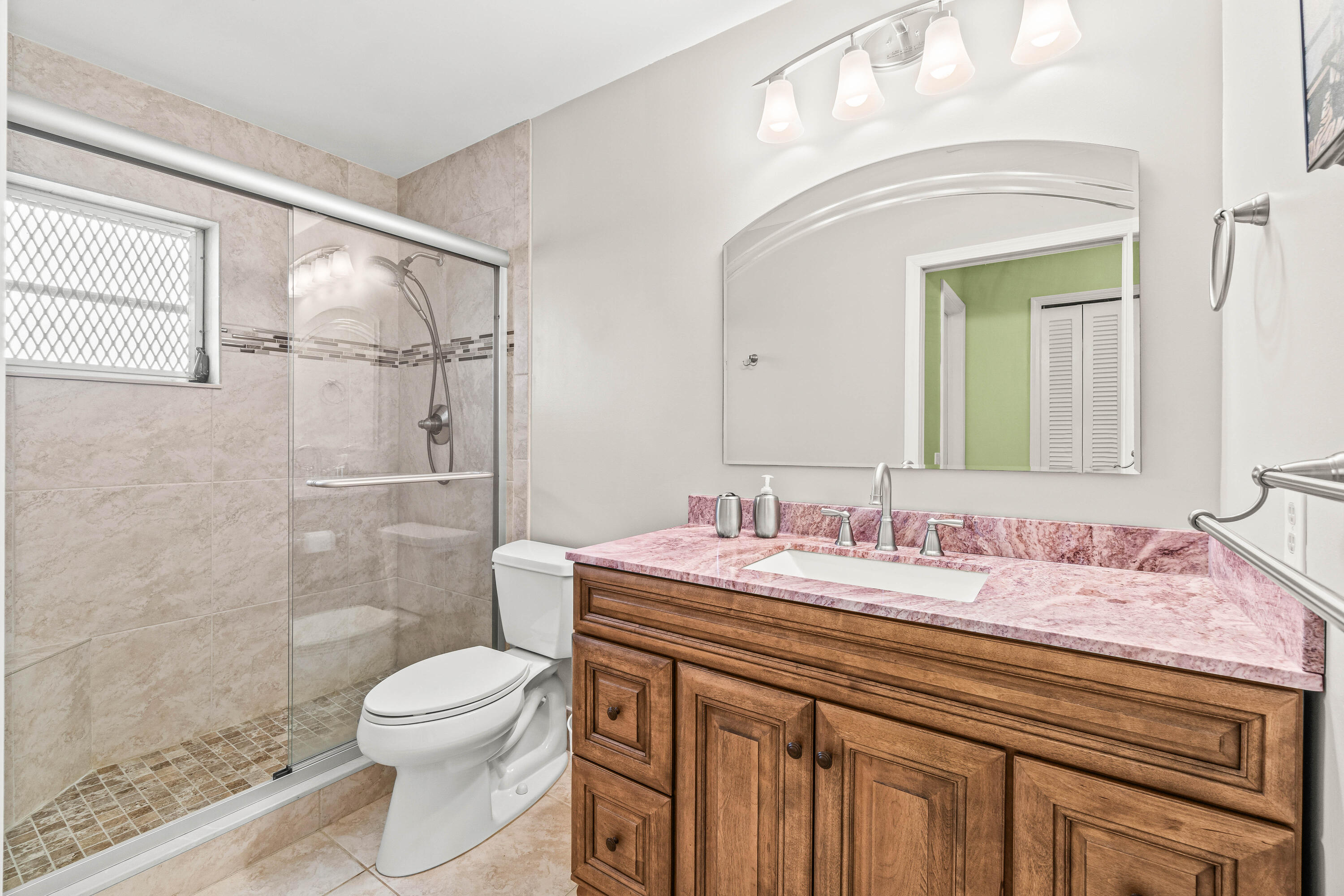 4868 Hawkwood Road, Unit A Boynton Beach, FL 33436 - Photo 14 of 27 Master Bathroom