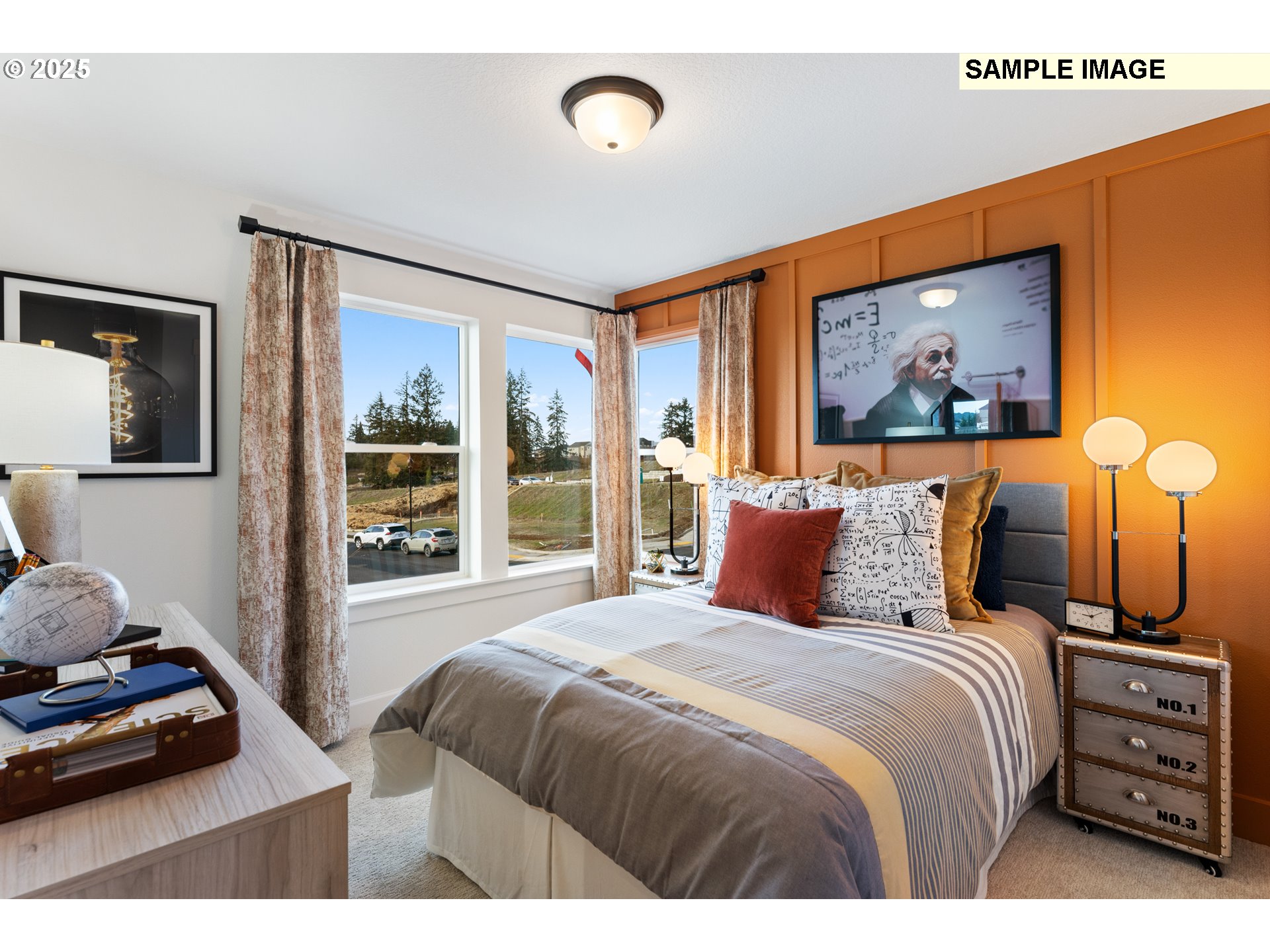 16502 Southwest Deer Terrace Durham, OR 97224 - Photo 28 of 42 a bedroom with a bed and wooden floor