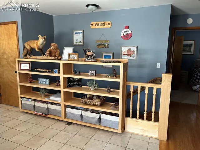 a room with storage and utility