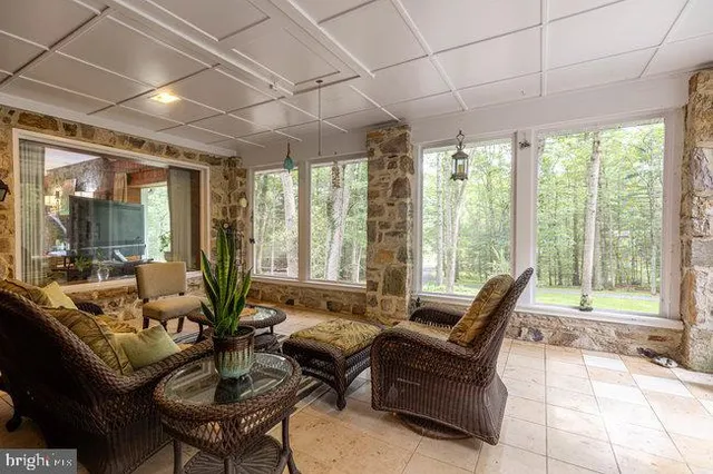 a view of a house with a patio