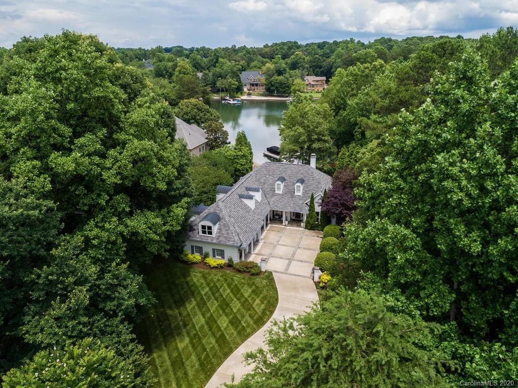 19506 Mary Ardrey Circle Cornelius, NC 28031 - Photo 2 of 36 an aerial view of a house with yard and outdoor seating