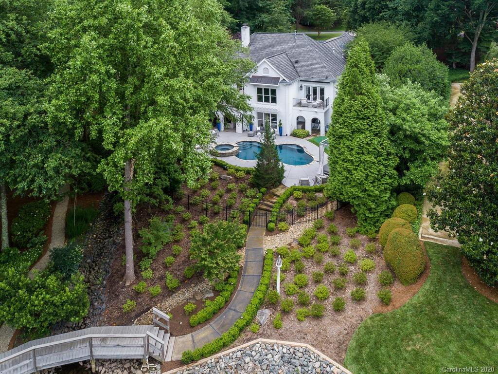 19506 Mary Ardrey Circle Cornelius, NC 28031 - Photo 35 of 36 a aerial view of a house with garden