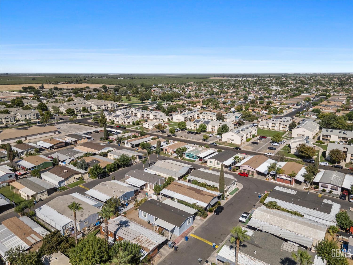 Undisclosed Address Delano, CA 93215 - Photo 43 of 43 an aerial view of a city with lots of residential buildings