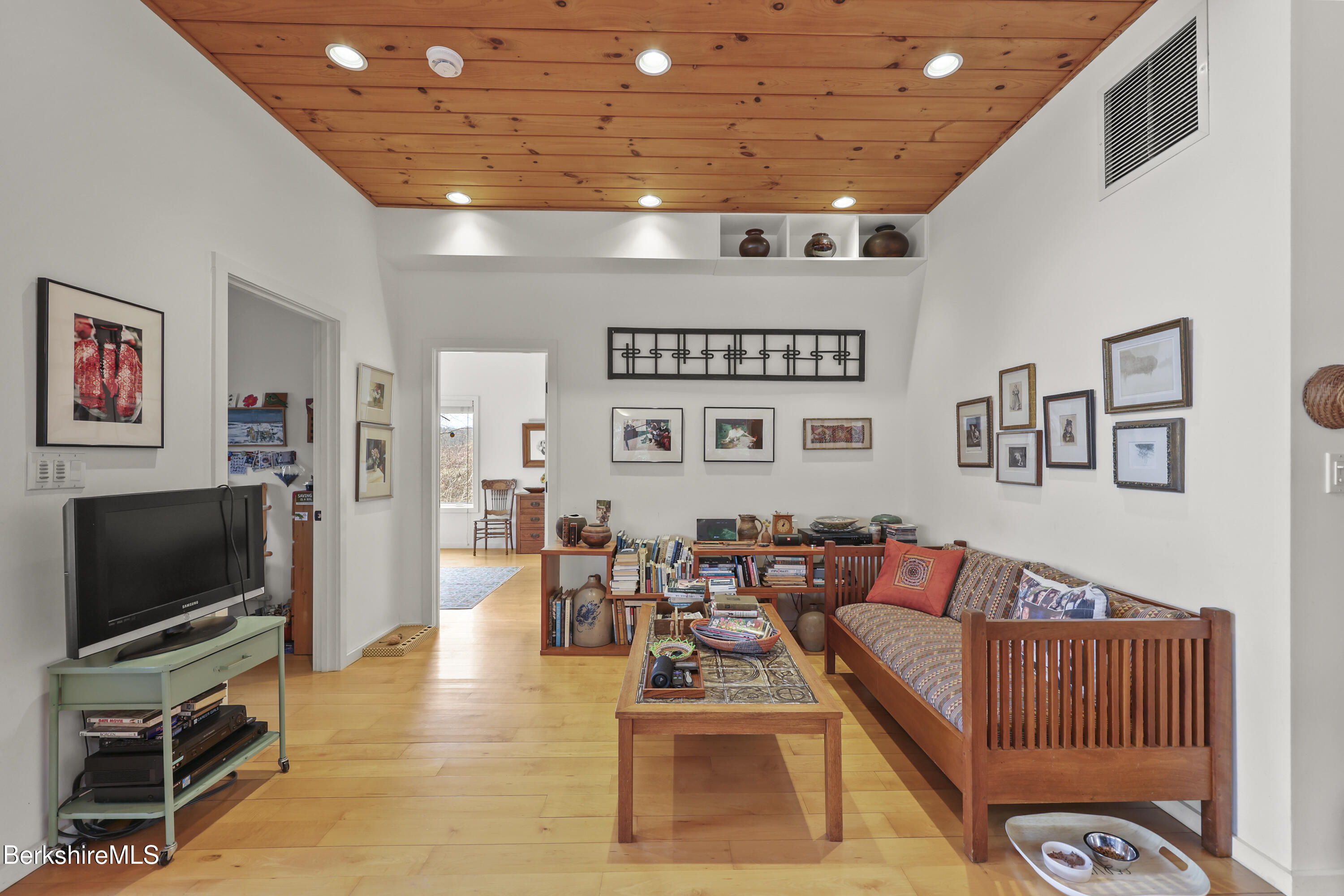 123 Jug End Road Egremont, MA 01230 - Photo 14 of 28 a living room with furniture and a flat screen tv
