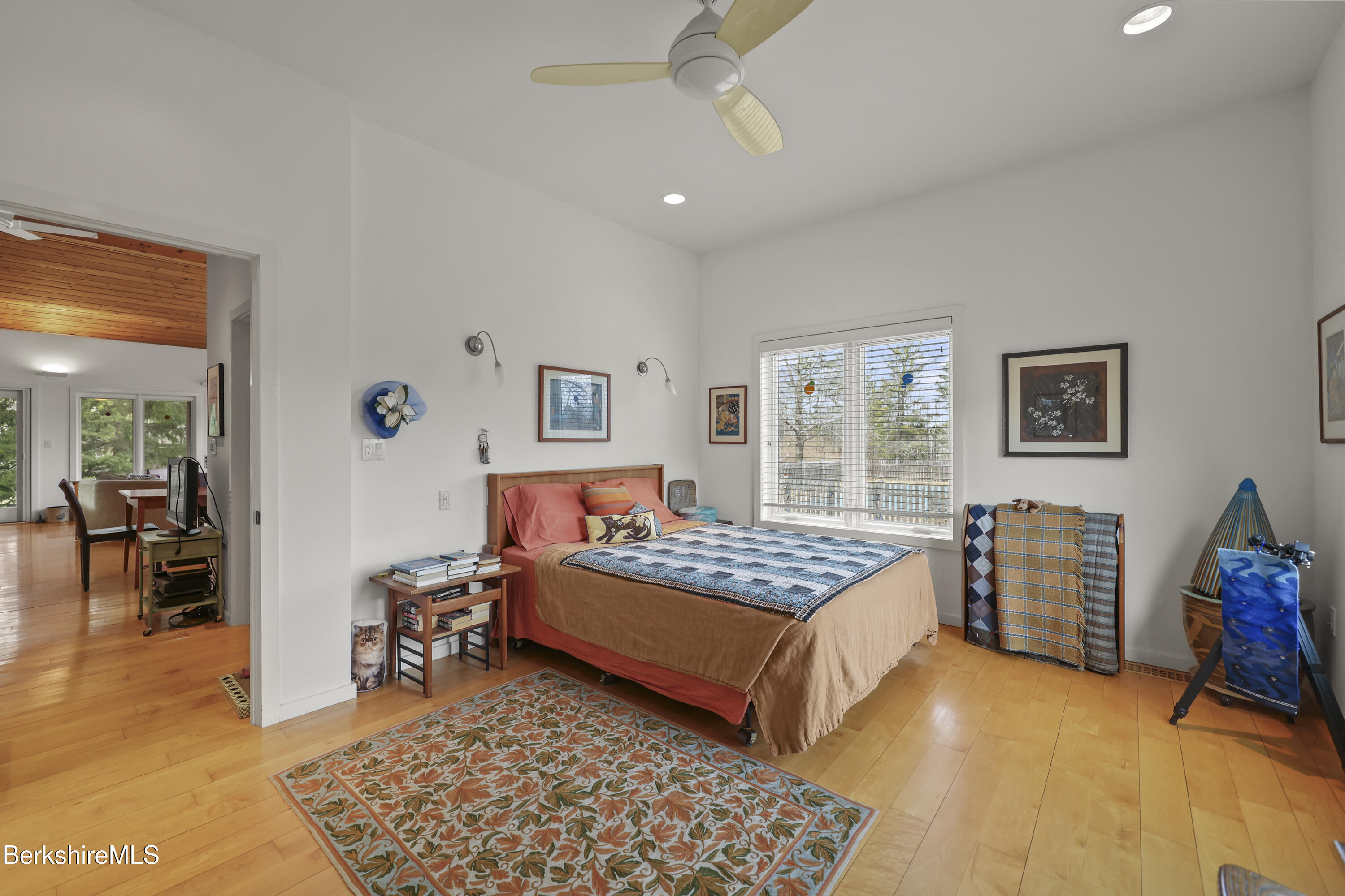 123 Jug End Road Egremont, MA 01230 - Photo 16 of 28 a bedroom with bed and wooden floor