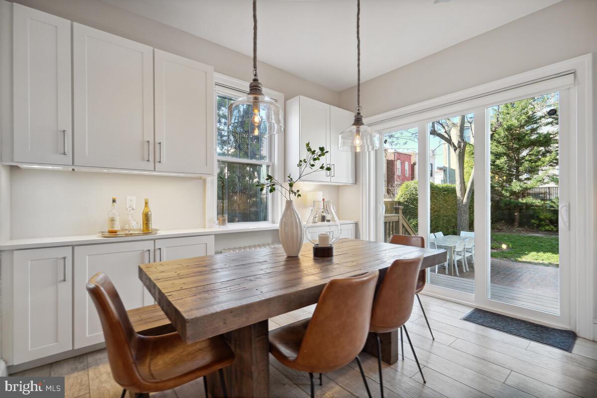 413 U Street Northwest Washington, DC 20001 - Photo 18 of 67 View from dining room to backyard