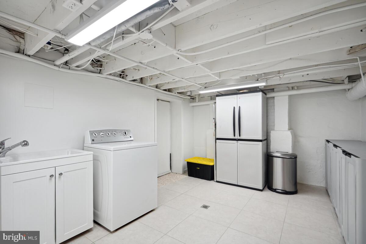 413 U Street Northwest Washington, DC 20001 - Photo 44 of 67 Laundry room in basement
