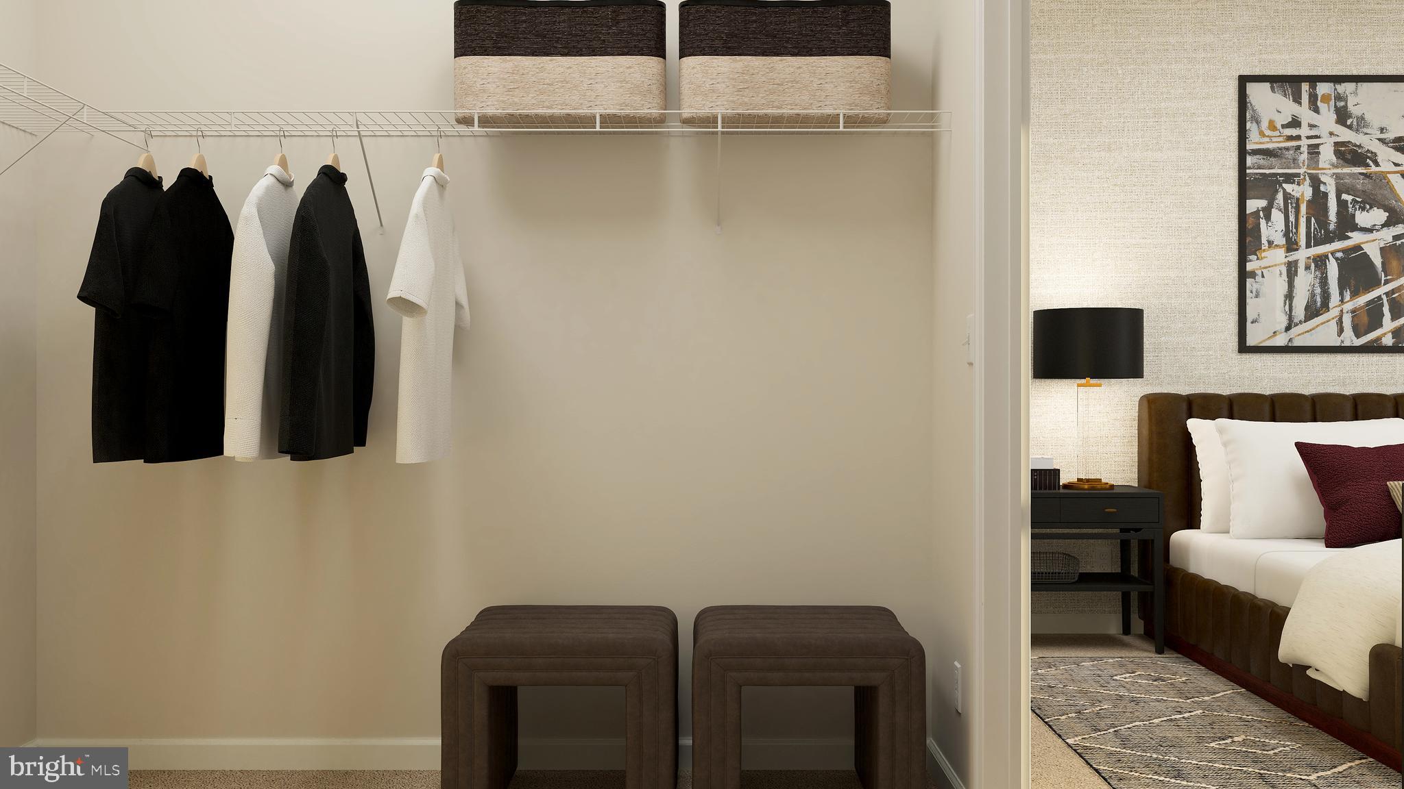 4007 Seaside Alder Road, Unit G ROSE 8301 Bowie, MD 20720 - Photo 13 of 15 Owners Suite Walk-In Closet
