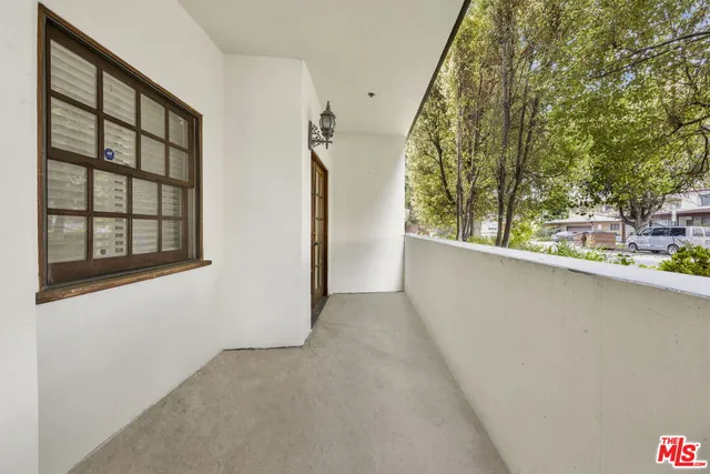 a view of a large window