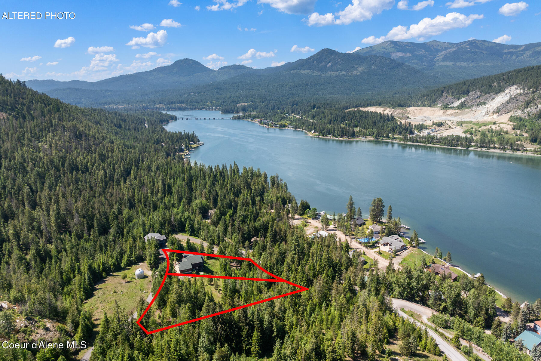 224 Buck Ridge Sagle, ID 83860 - Photo 69 of 85 Aerial_224BuckRidgeRd-7_Outlined-1