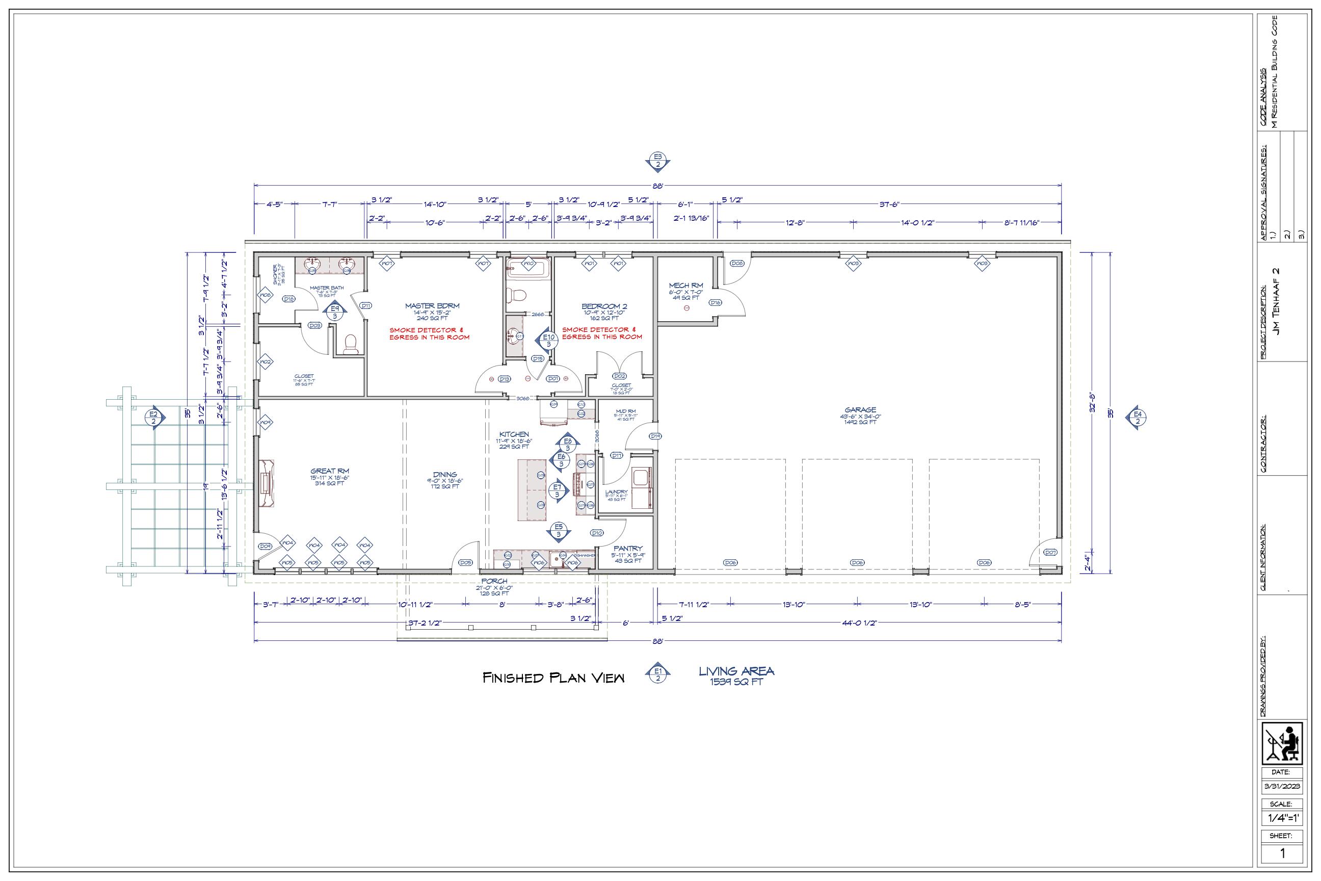 86960 County Road 681 Decatur, MI 49045 - Photo 47 of 47 FINISHED FLOOR PLAN
