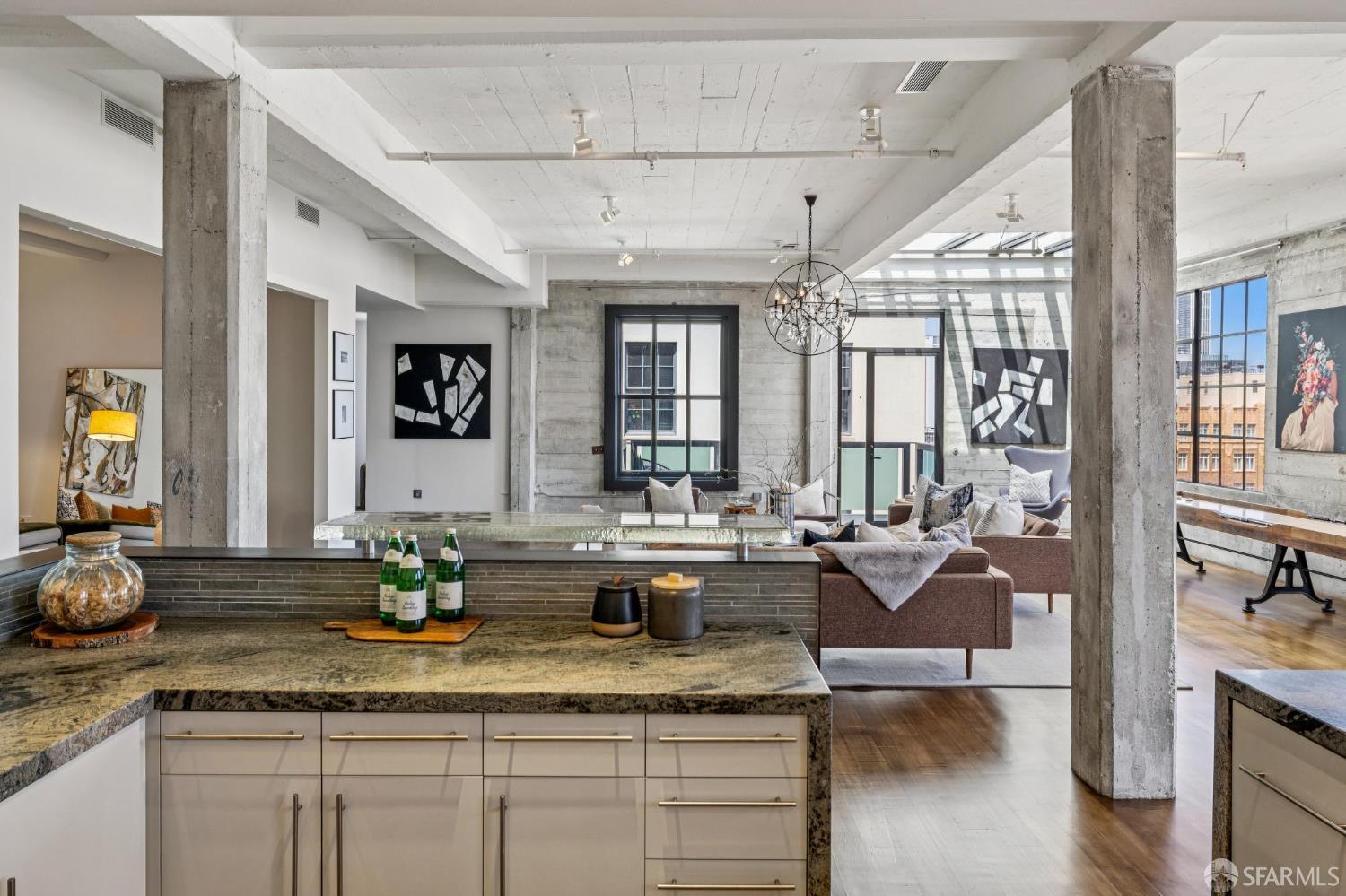 6 Mint Plaza, Unit 900A San Francisco, CA 94103 - Photo 22 of 55 a kitchen with sink and cabinets