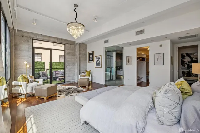 a view of a patio in backyard