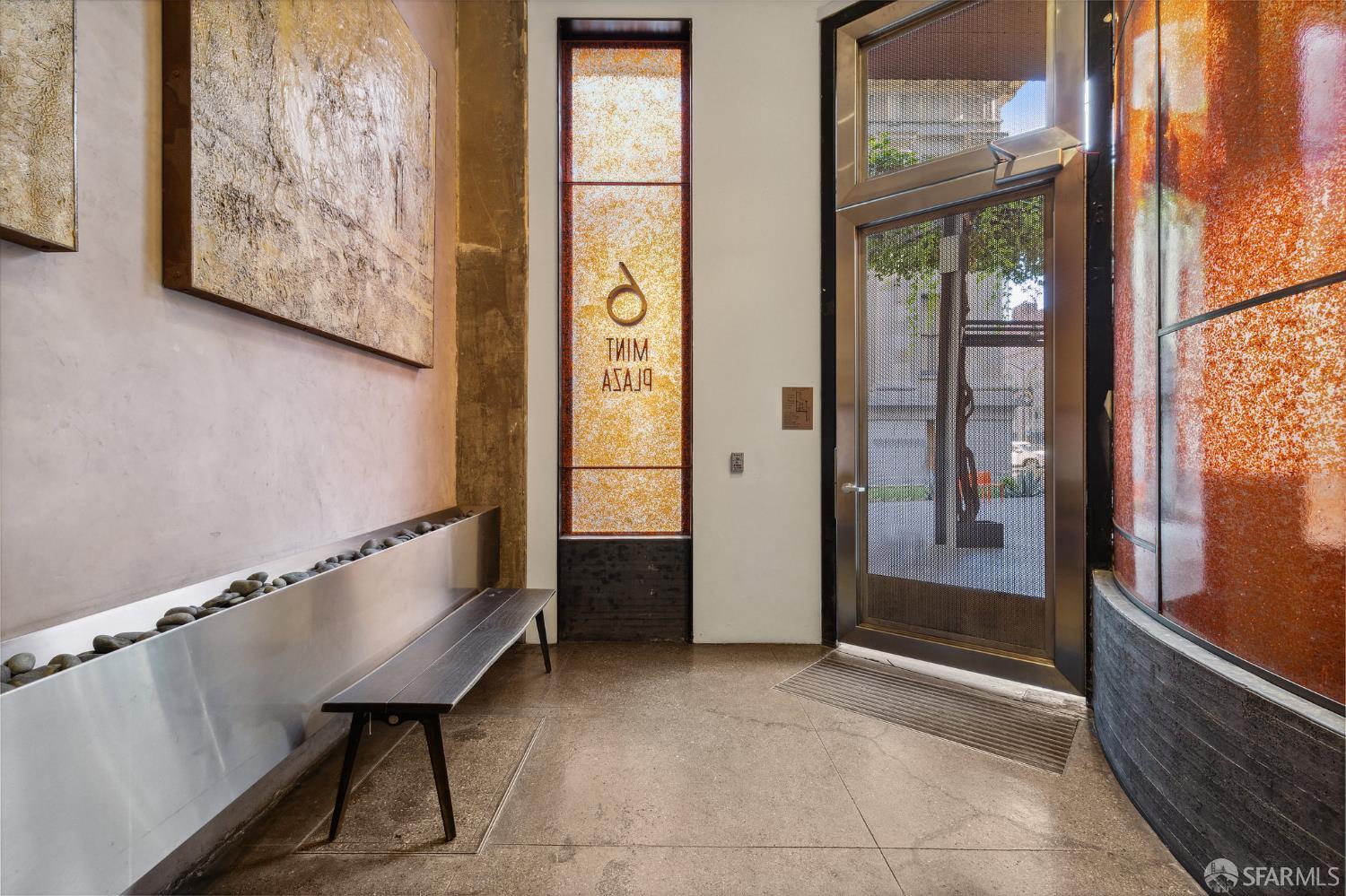 6 Mint Plaza, Unit 900A San Francisco, CA 94103 - Photo 50 of 55 a view of a hallway with seating area