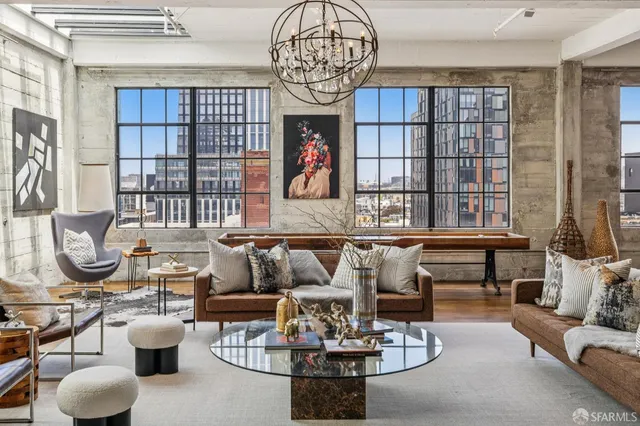 a front view of a building with a glass door