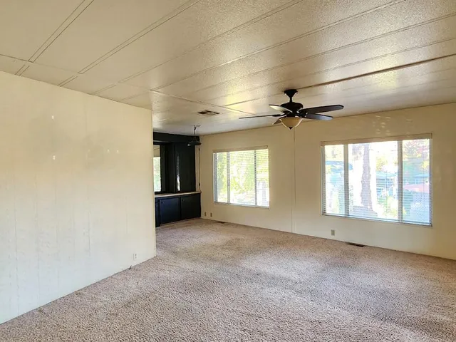 a view of livingroom with a window