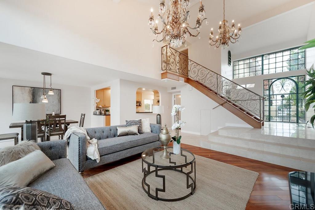 6 Admiralty Cross Coronado, CA 92118 - Photo 8 of 35 a living room with furniture chandelier and a chandelier