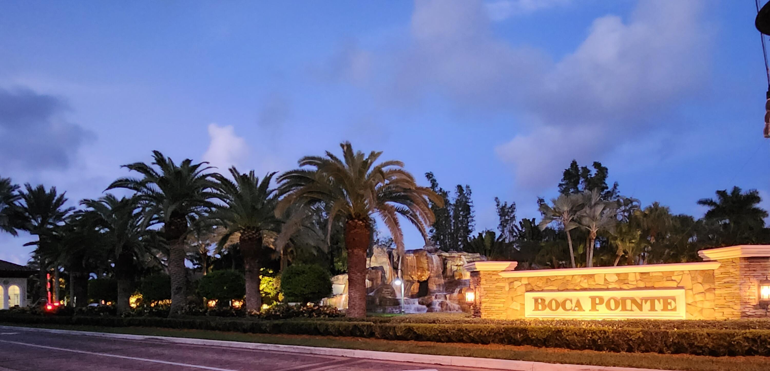 6545 Via Regina, Unit 12 Boca Raton, FL 33433 - Photo 16 of 17 Boca Pointe Community Entrance