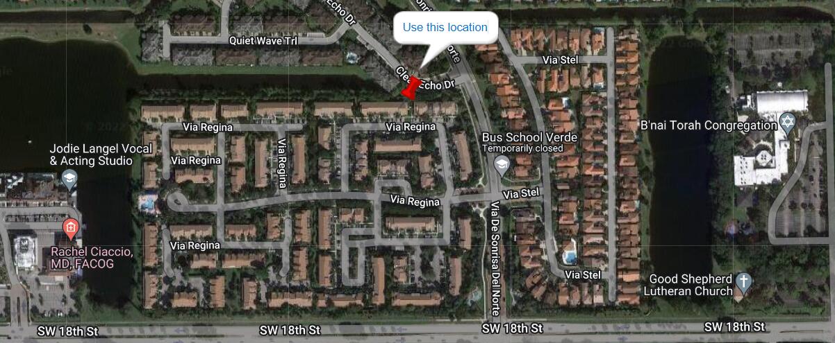 6545 Via Regina, Unit 12 Boca Raton, FL 33433 - Photo 17 of 17 Map