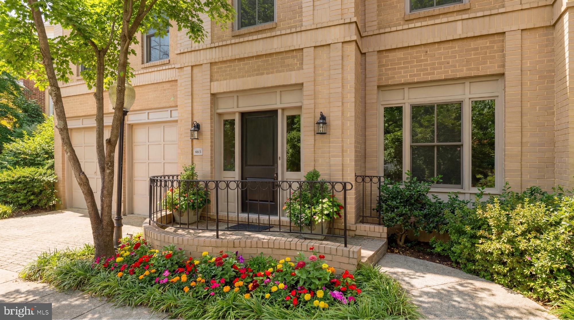4813 Kemble Place Northwest Washington, DC 20007 - Photo 1 of 18 a view of a potted plant in front of a house
