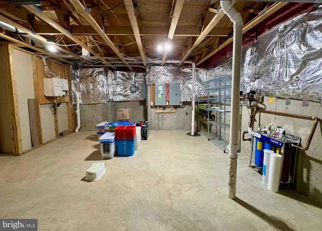 a view of storage and utility room