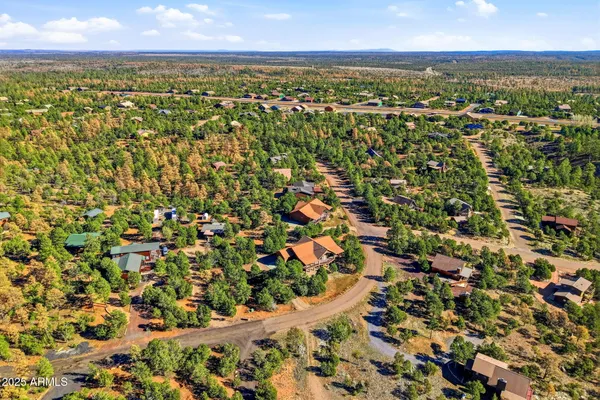 an aerial view of residential building and ocean
