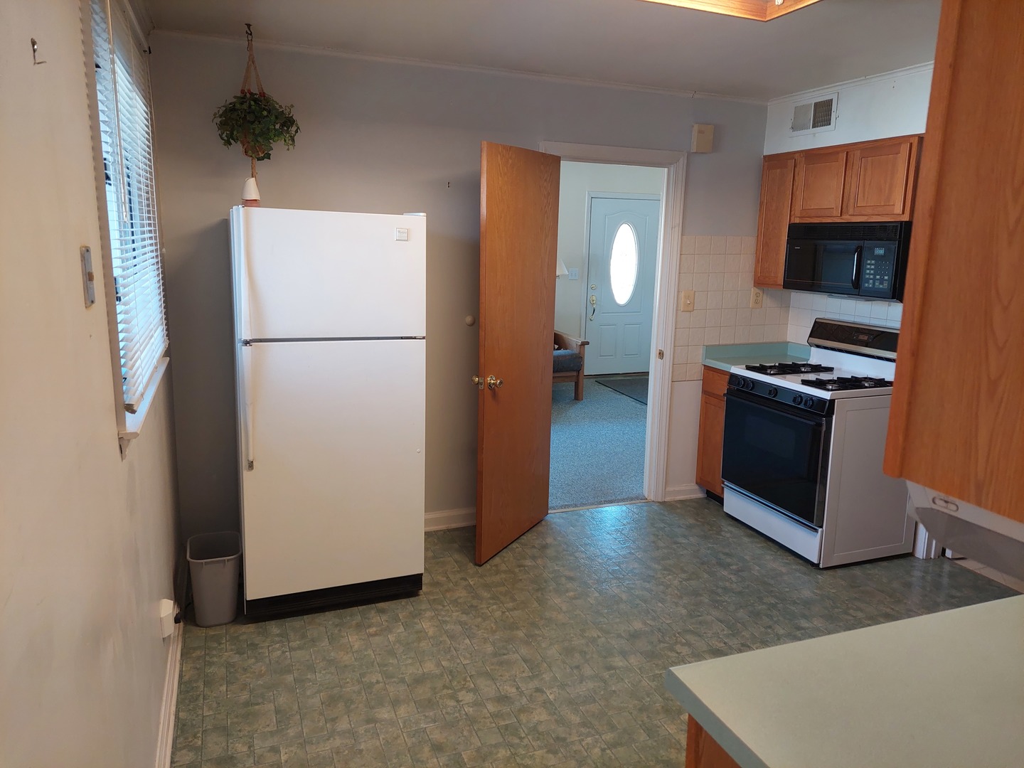 16 Aldine Road Lake Zurich, IL 60047 - Photo 9 of 24 a kitchen with a refrigerator and a stove
