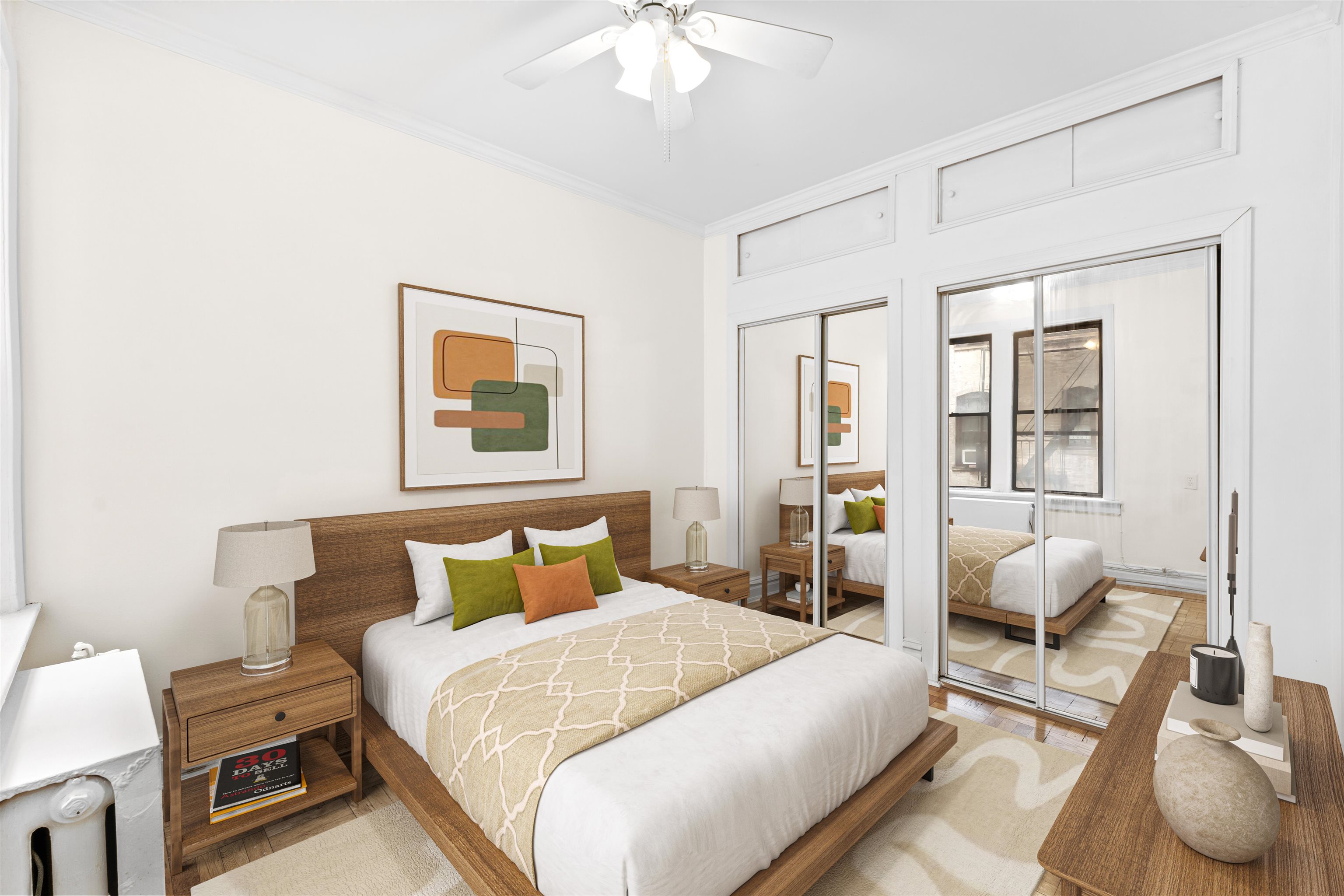 35-39 51st Street, Unit A4 Weehawken, NJ 07086 - Photo 11 of 16 a bedroom with bed and window