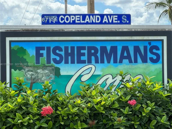 a view of a sign board