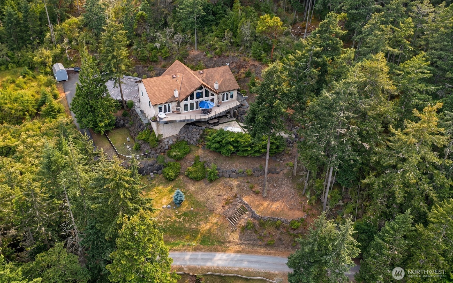 51 Willows Lane Friday Harbor, WA 98250 - Photo 27 of 40 a view of a house with a yard