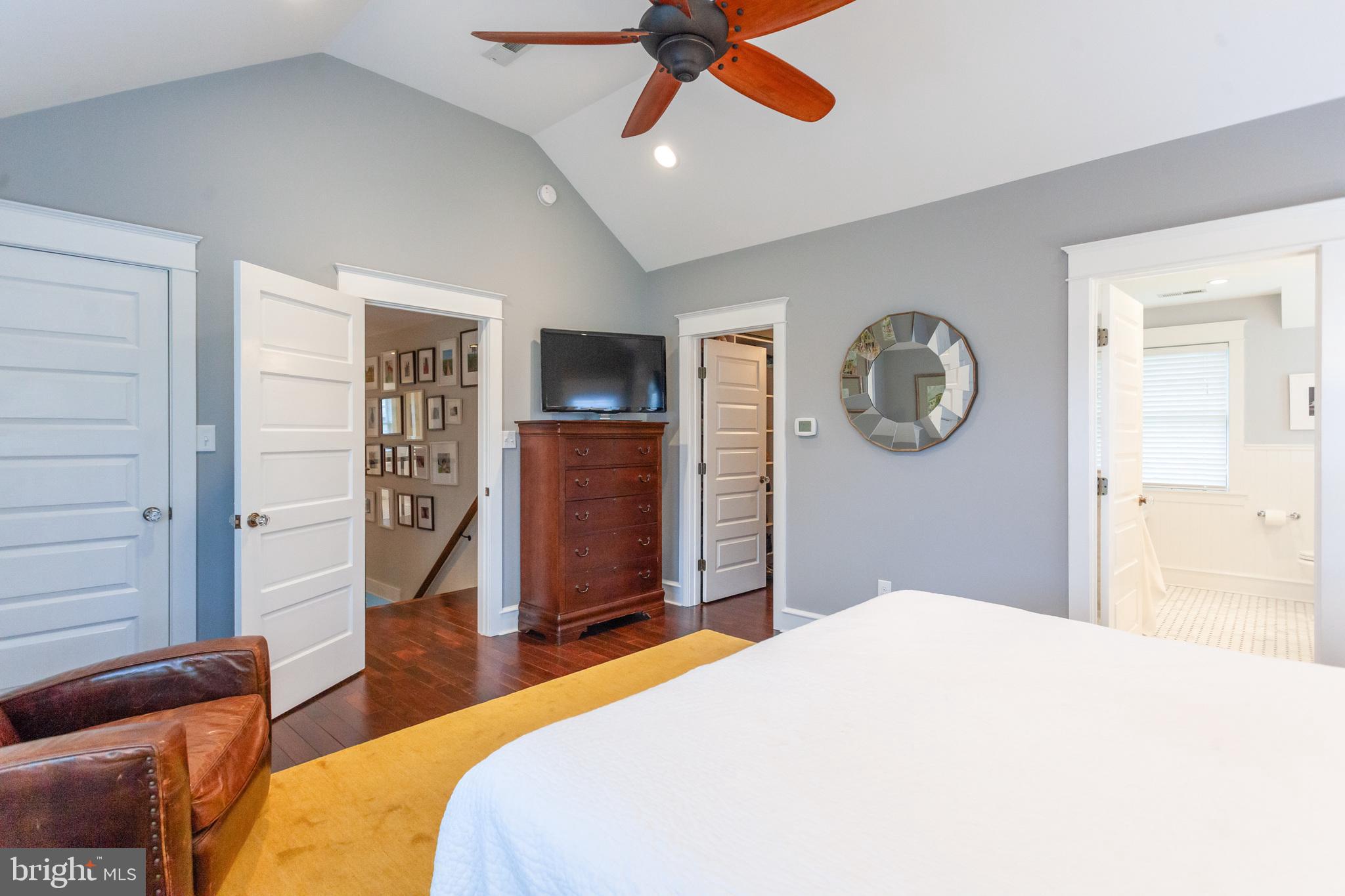 20 Moreland Road Paoli, PA 19301 - Photo 19 of 30 a bedroom with a bed and a chandelier
