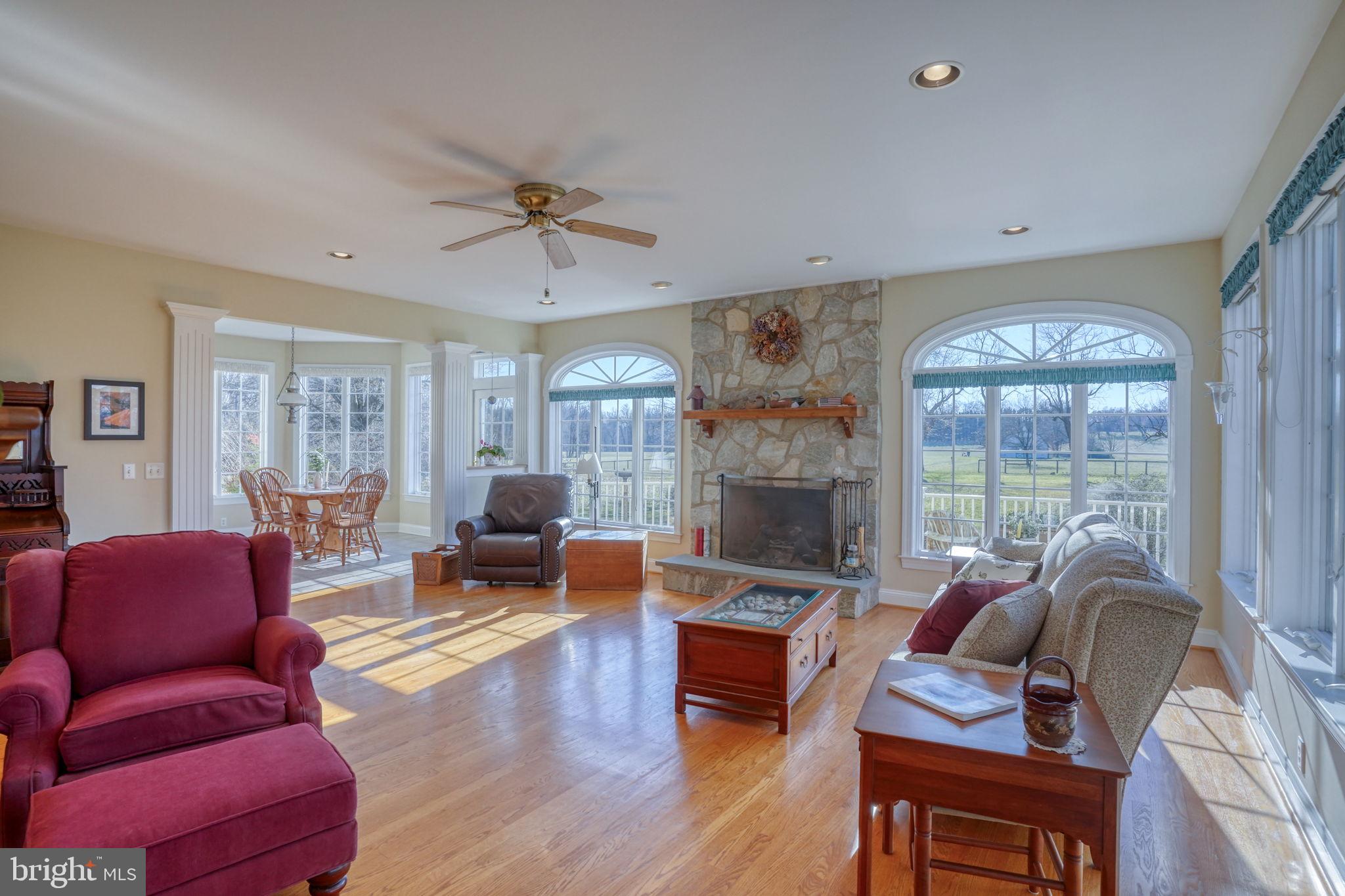 532 Stoney Battery Road Earleville, MD 21919 - Photo 23 of 84 Stone wood burning stone fireplace
