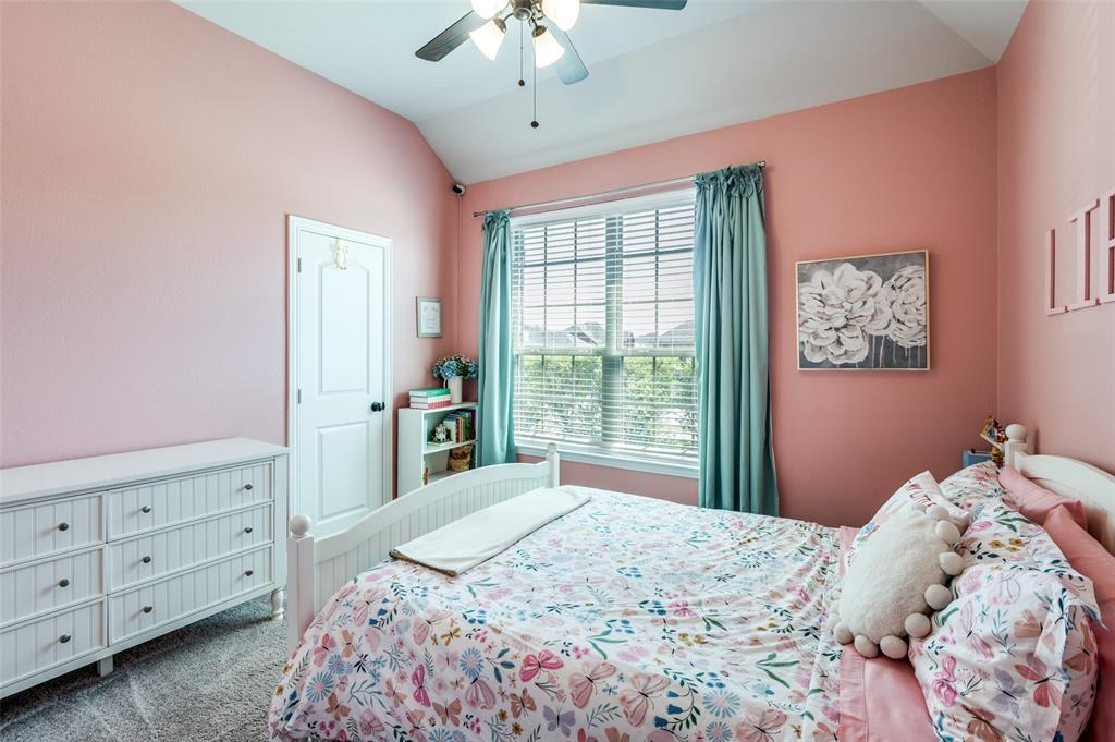 3011 Razorback Street Melissa, TX 75454 - Photo 14 of 25 a bedroom with a bed and a window