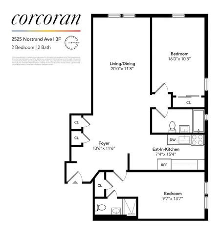 $499,000 | 2525 Nostrand Avenue, Unit F3 | Midwood
