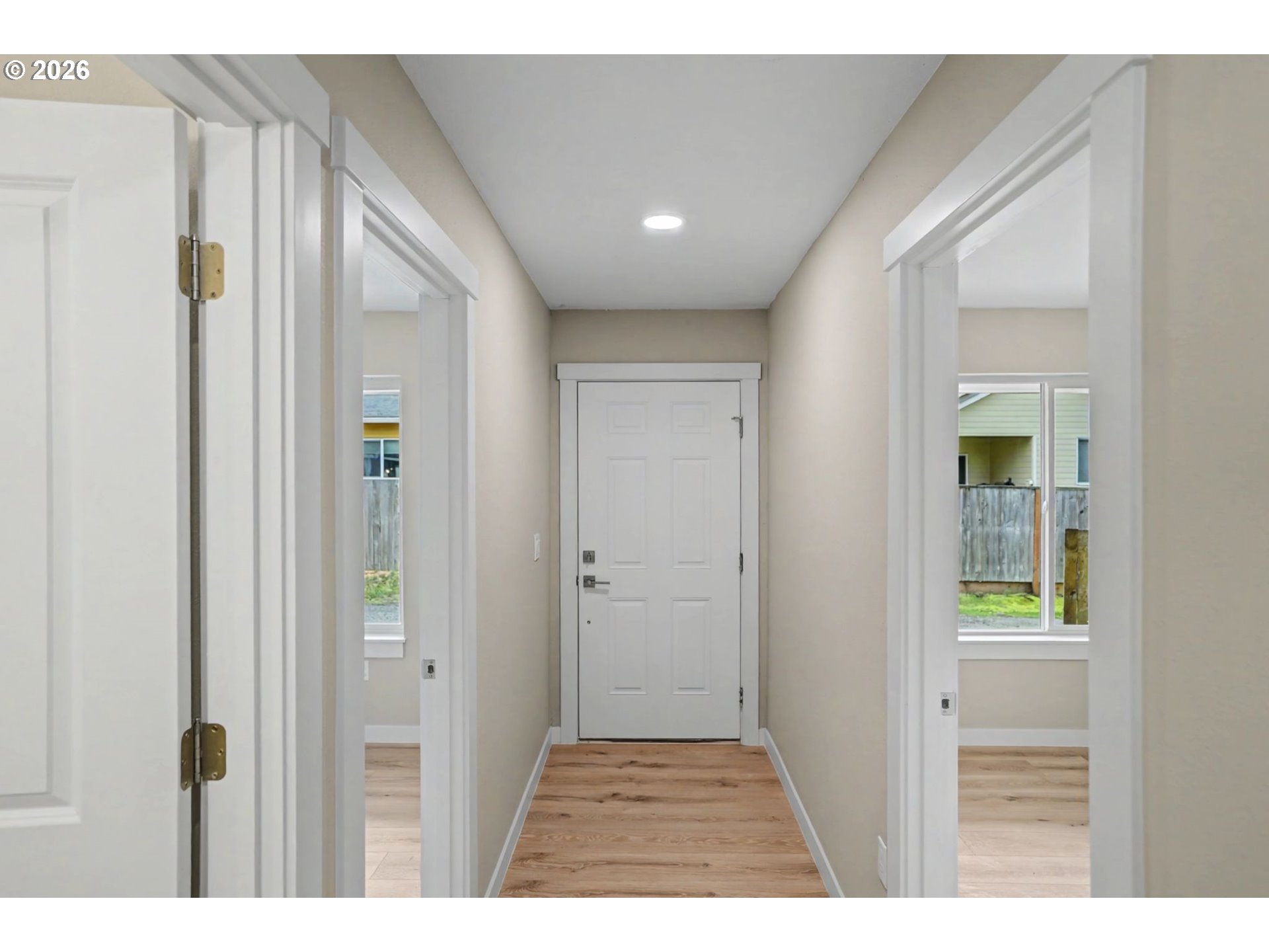 7425 5th Street Southeast Turner, OR 97392 - Photo 26 of 47 a view of a hallway with wooden floor