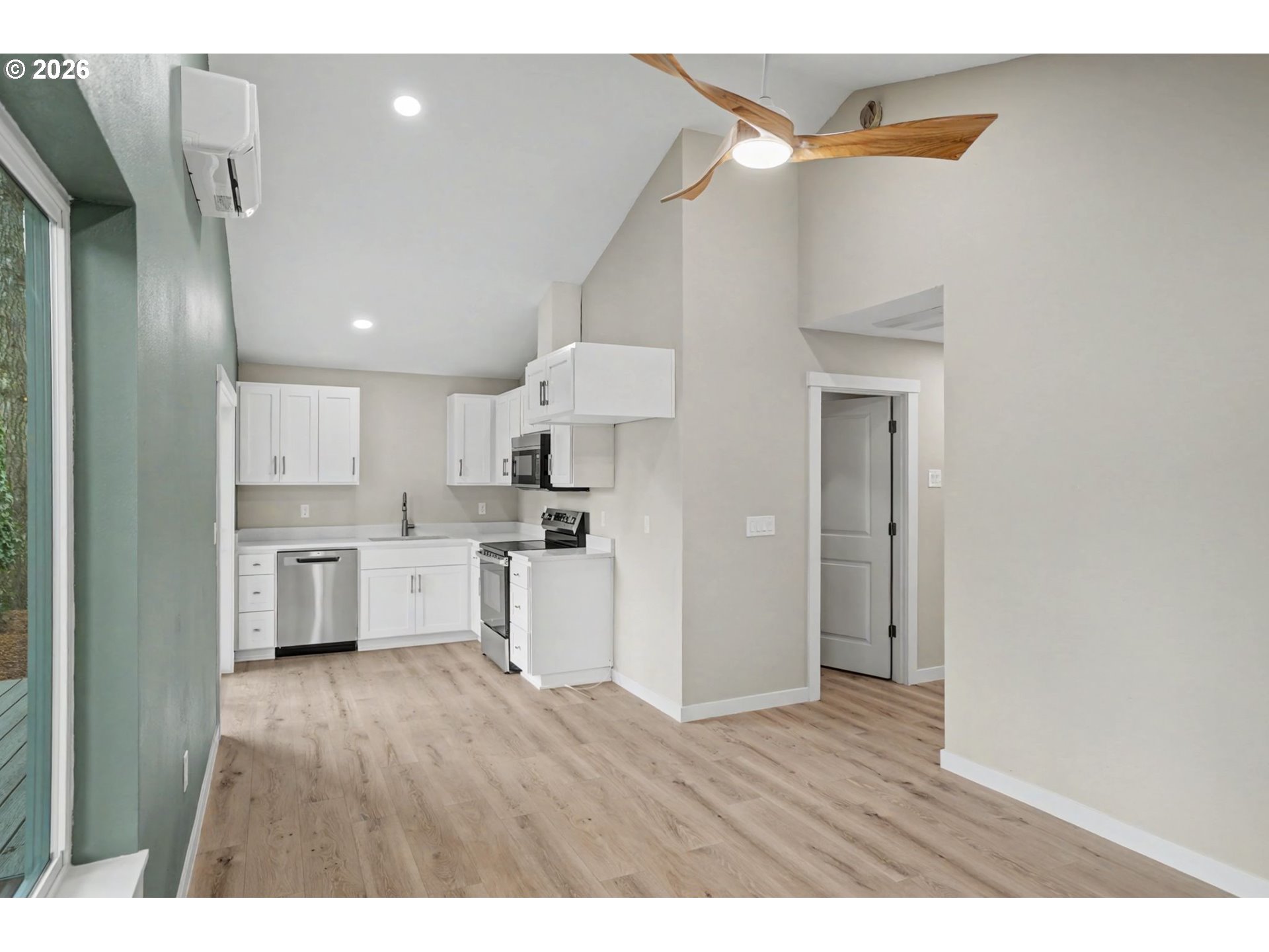7425 5th Street Southeast Turner, OR 97392 - Photo 42 of 47 a view of kitchen with wooden floor