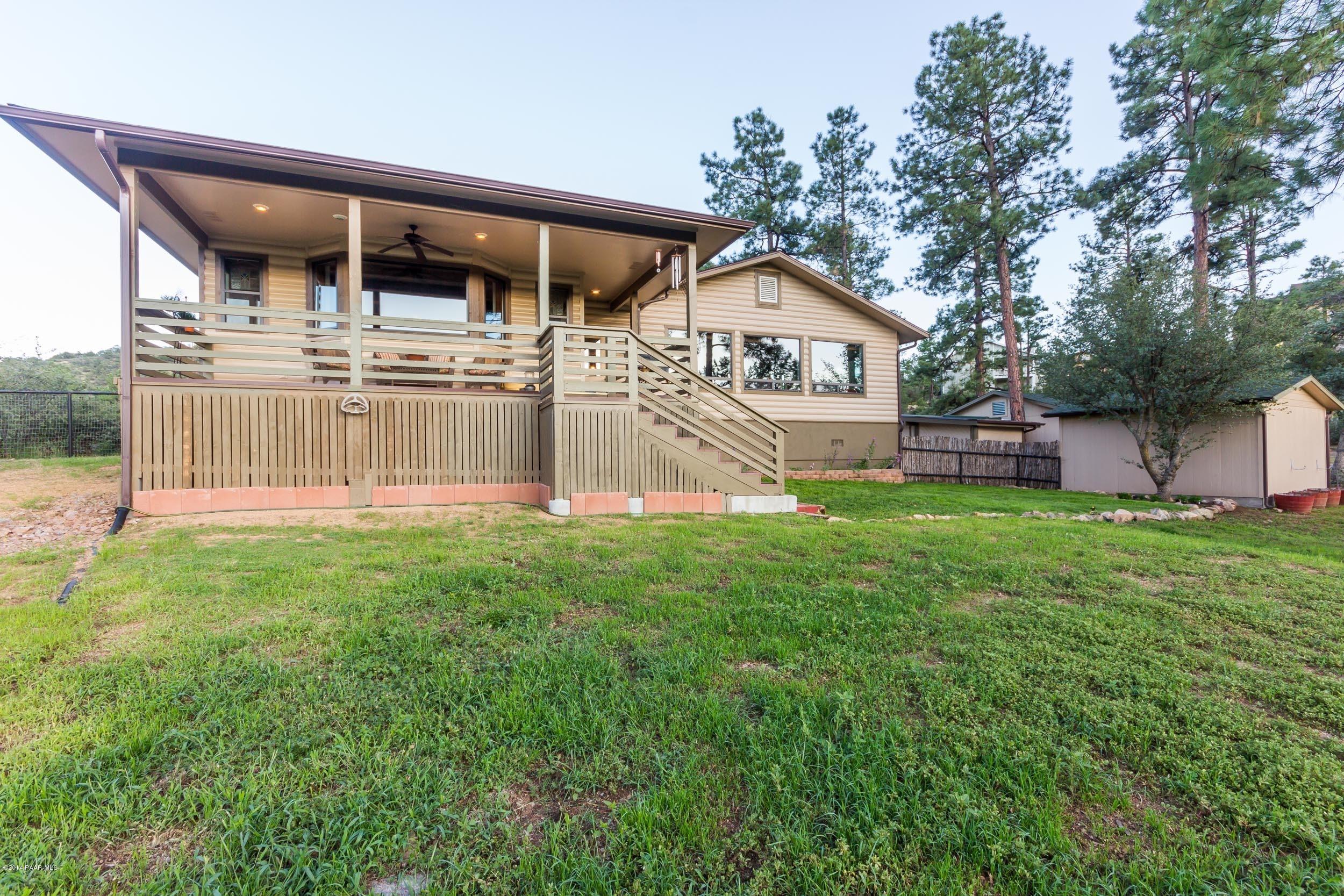 2260 Shadow Valley Ranch Road Prescott, AZ 86305 - Photo 15 of 16 Full Deck Back of the Home