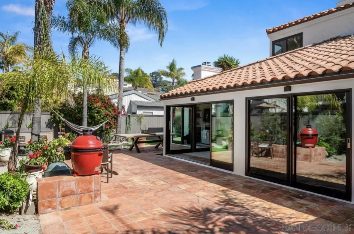 216 21st Street Del Mar, CA 92014 - Photo 16 of 31 a view of a house with sitting area and garden