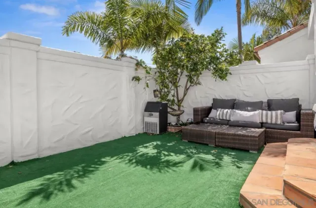 a living room with a fireplace