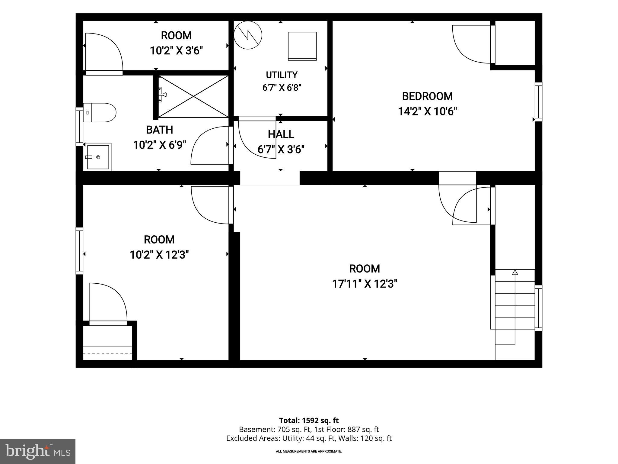 7701 Gunther Road Glen Burnie, MD 21060 - Photo 39 of 40 Floor Plans - 1st Floor