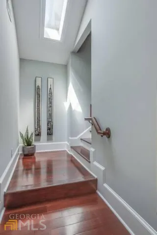 a view of front door with hallway