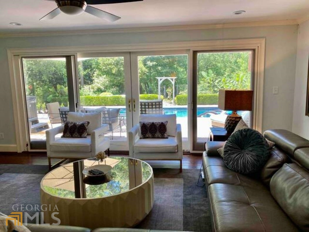 2510 Bohler Road Northwest Atlanta, GA 30327 - Photo 21 of 47 a living room with furniture and a large window