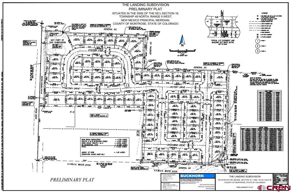 Lot 1 6450th Road Montrose, CO 81401 - Photo 8 of 8 Preliminary Plat for proposed subdivision