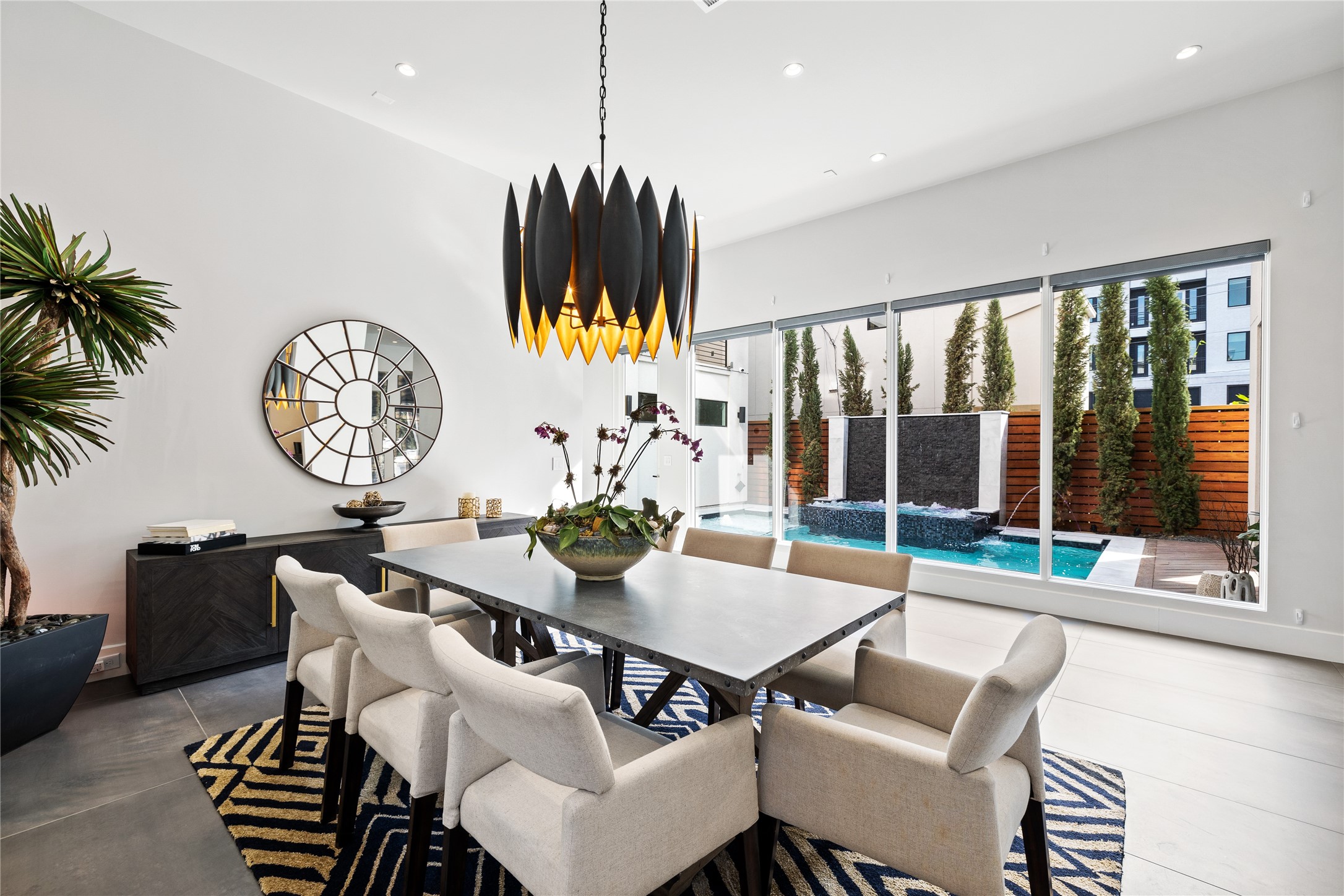 103 Roy Street Houston, TX 77007 - Photo 13 of 37 a view of a dining room with furniture window and outside view