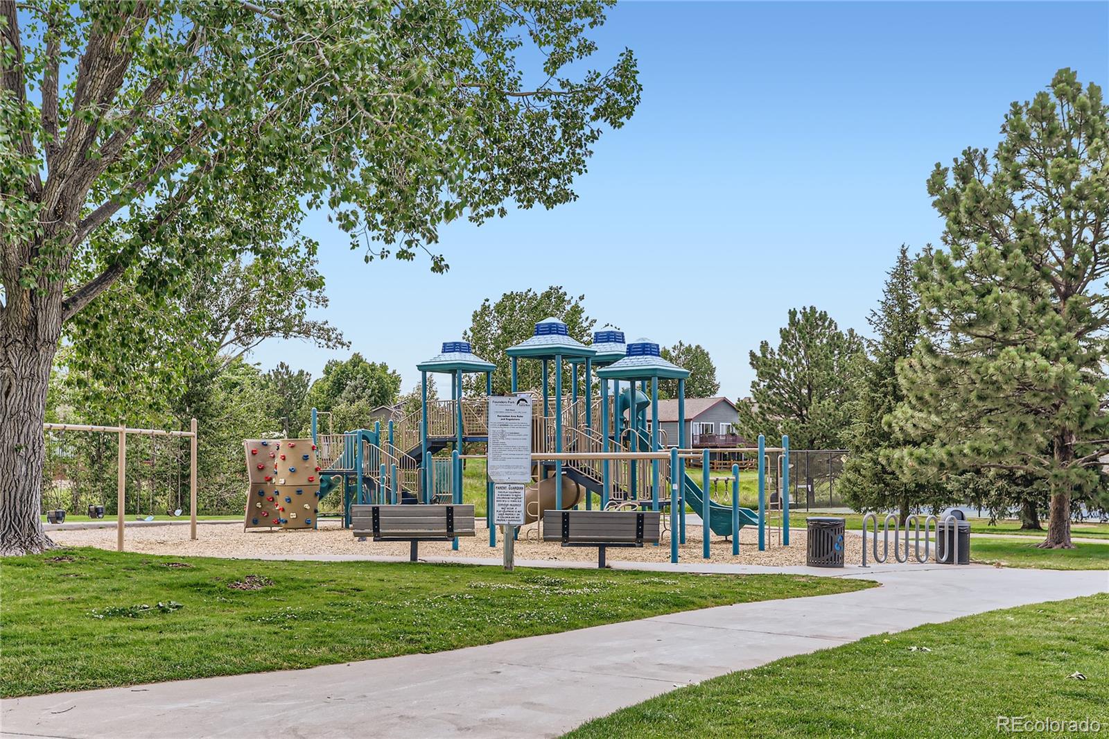 1005 Parsons Avenue Castle Rock, CO 80104 - Photo 30 of 38 a view of a park with plants and large trees
