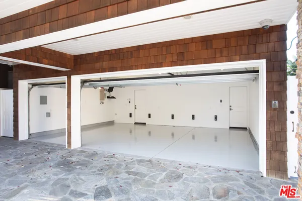 a front view of a building with street