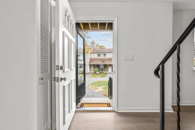 a view of an entryway door