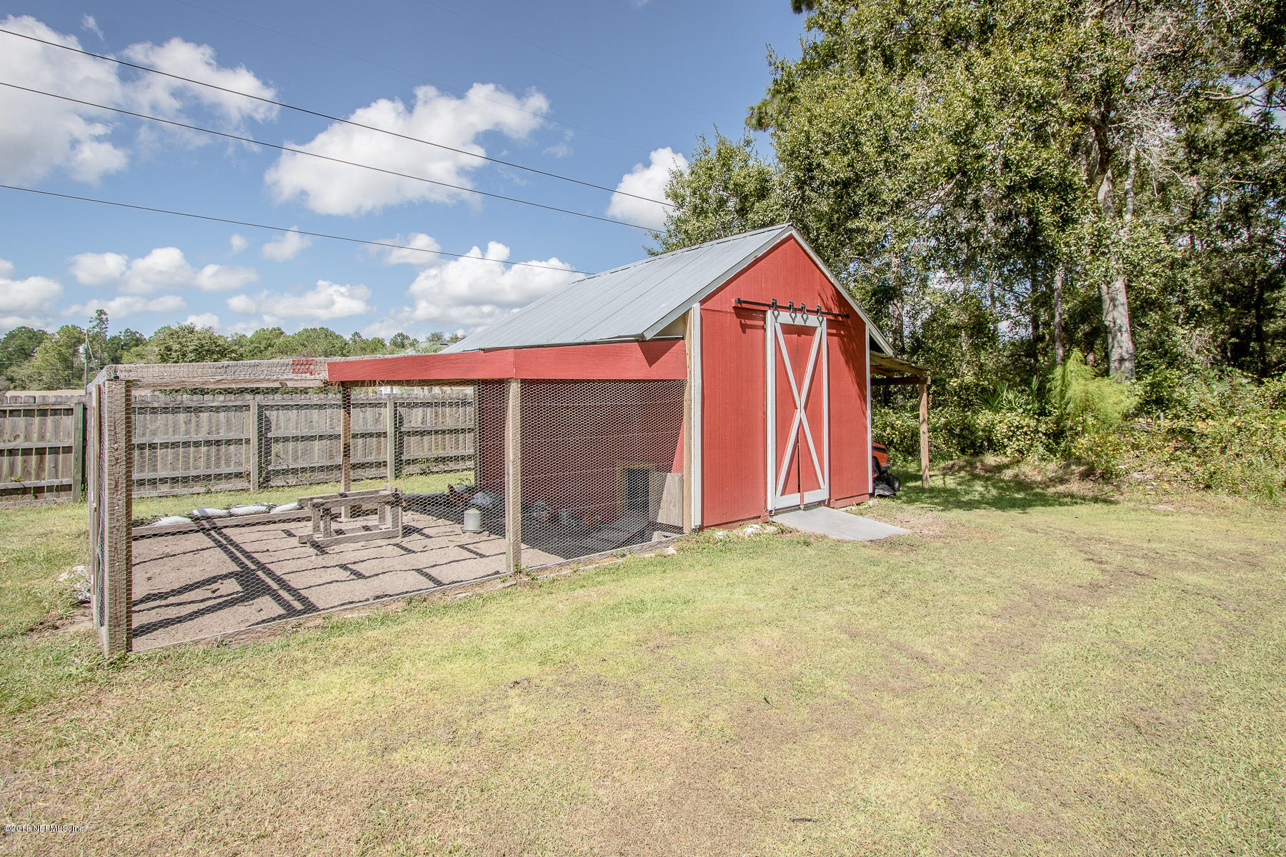 2831 Eagle Point Road Middleburg, FL 32068 - Photo 49 of 67 Chicken Coop & Storage Shed